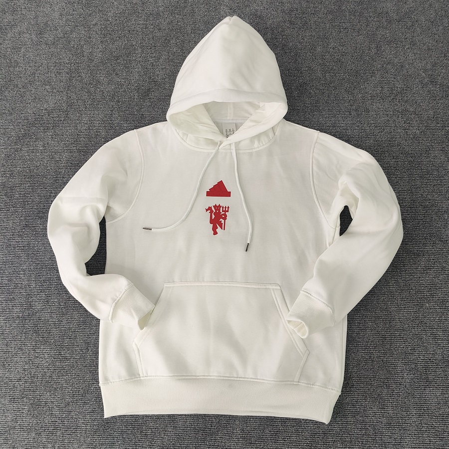 AAA Quality Manchester Utd 23/24 Hoodie - White